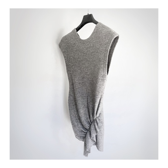 Wool mini dress grey - Picture 3 of 8